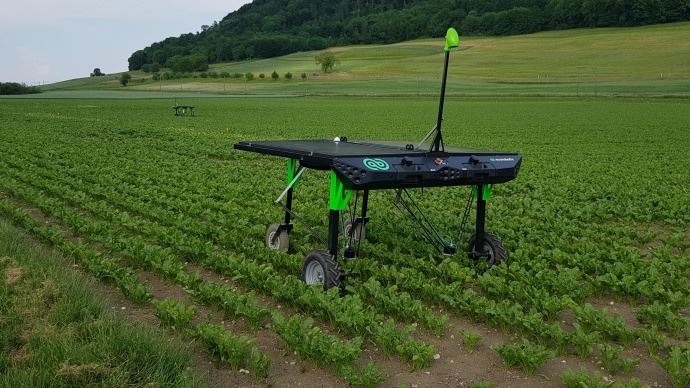 Robots désherbants solaires