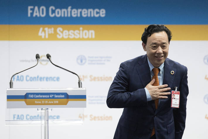 Un Chinois à la direction de la FAO