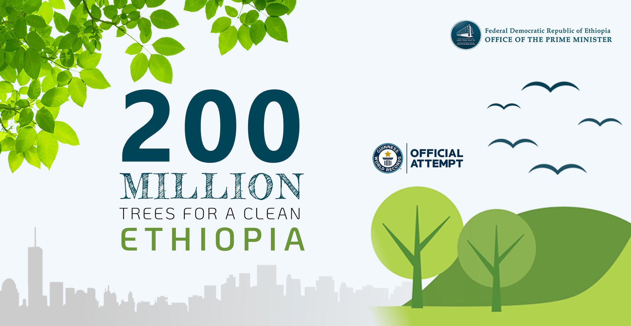 L’Éthiopie plante quatre milliards d’arbres