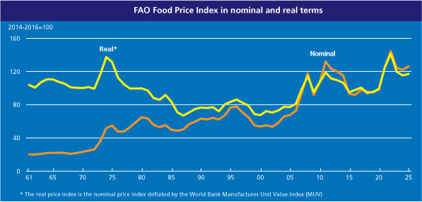 Overall stability of the FAO Food Price Index